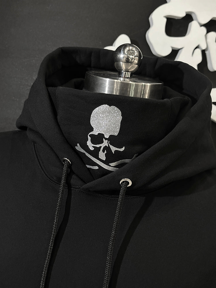 Mastermind Skull Face Hoodie - Heavyweight High-Neck Masked MMJ Jacket Pullover