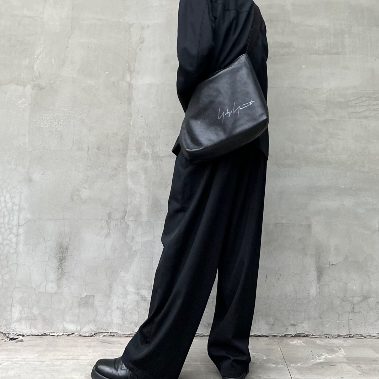 Self-made Yohji Yamamoto Twelve Pleat Wool Tapered Draped Wide Straight Trousers