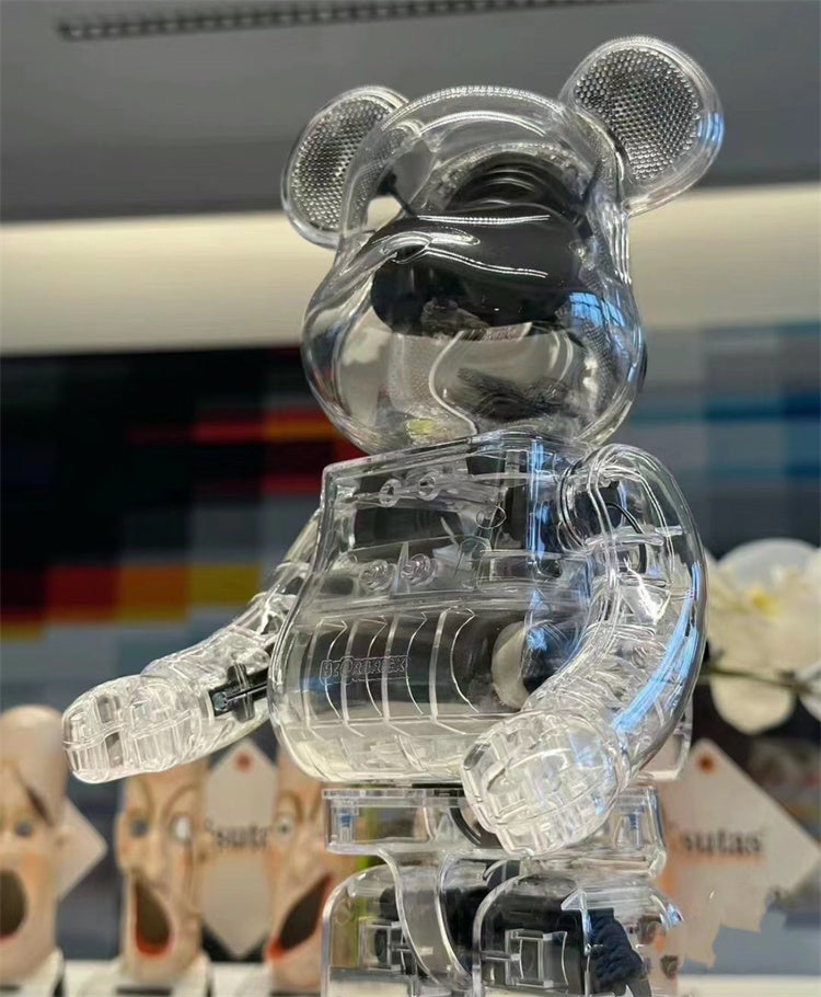 BE@RBRICK 400% Bluetooth Speaker Building Block Violent Bear Collectible Figure