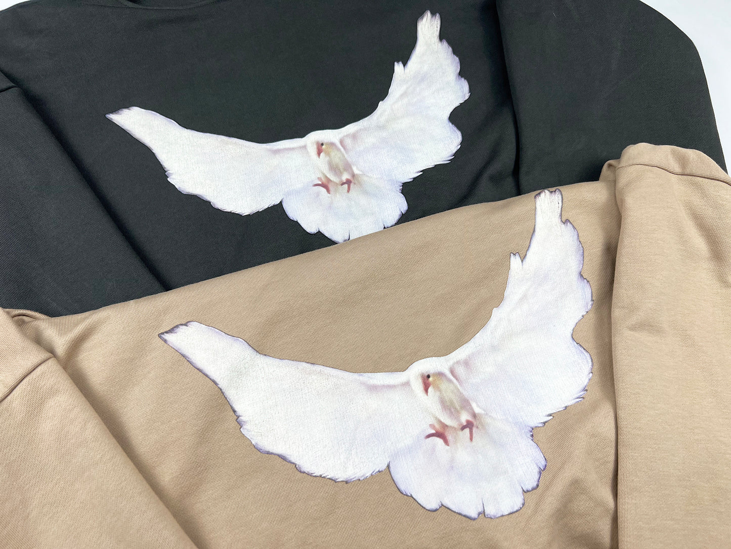 Kanye YEEZY X Peace Dove X GAP Triple Collaboration Retro Heavyweight Loose Hoodie Sweatshirt