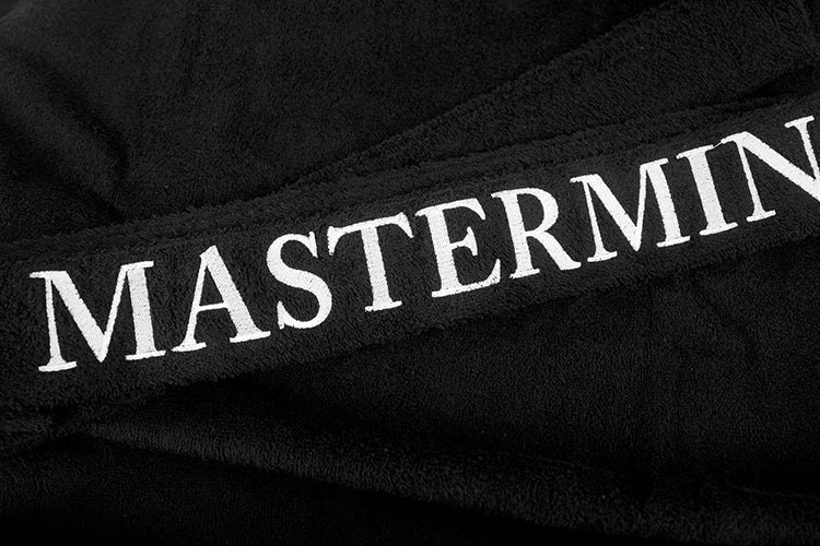 Mastermind Skull Embroidered Cotton Bathrobe - MMJ Unisex Long Absorbent Robe