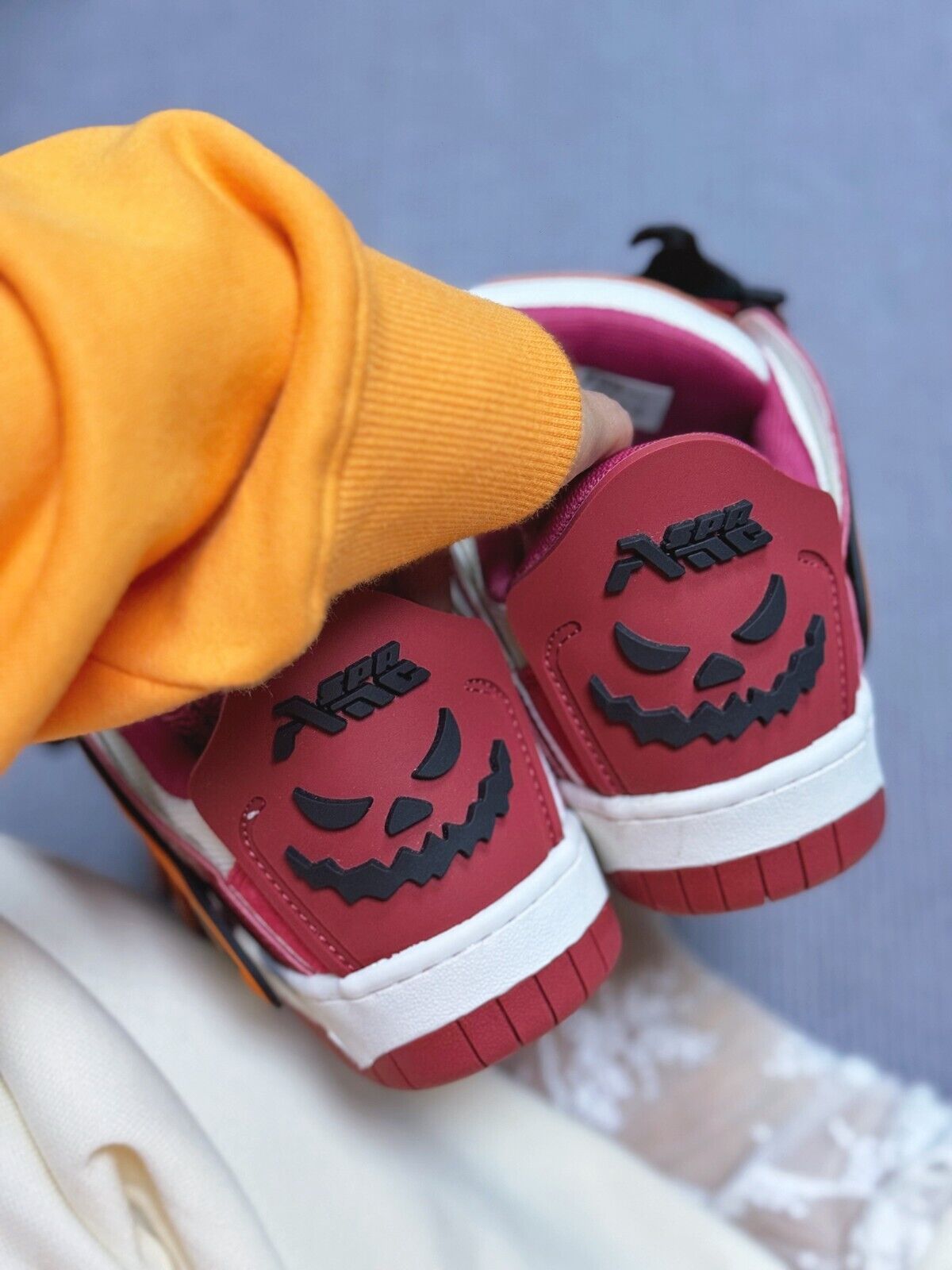 ADC Da Vinci Halloween Series/Pumpkin Accessories Original Unisex Sneaker Shoes