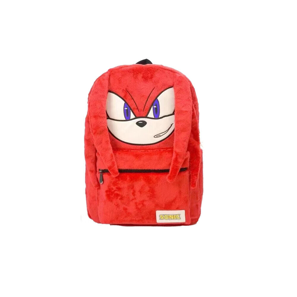 Online Love Master Original Sonic the Hedgehog Knuckles Red Plush Backpack