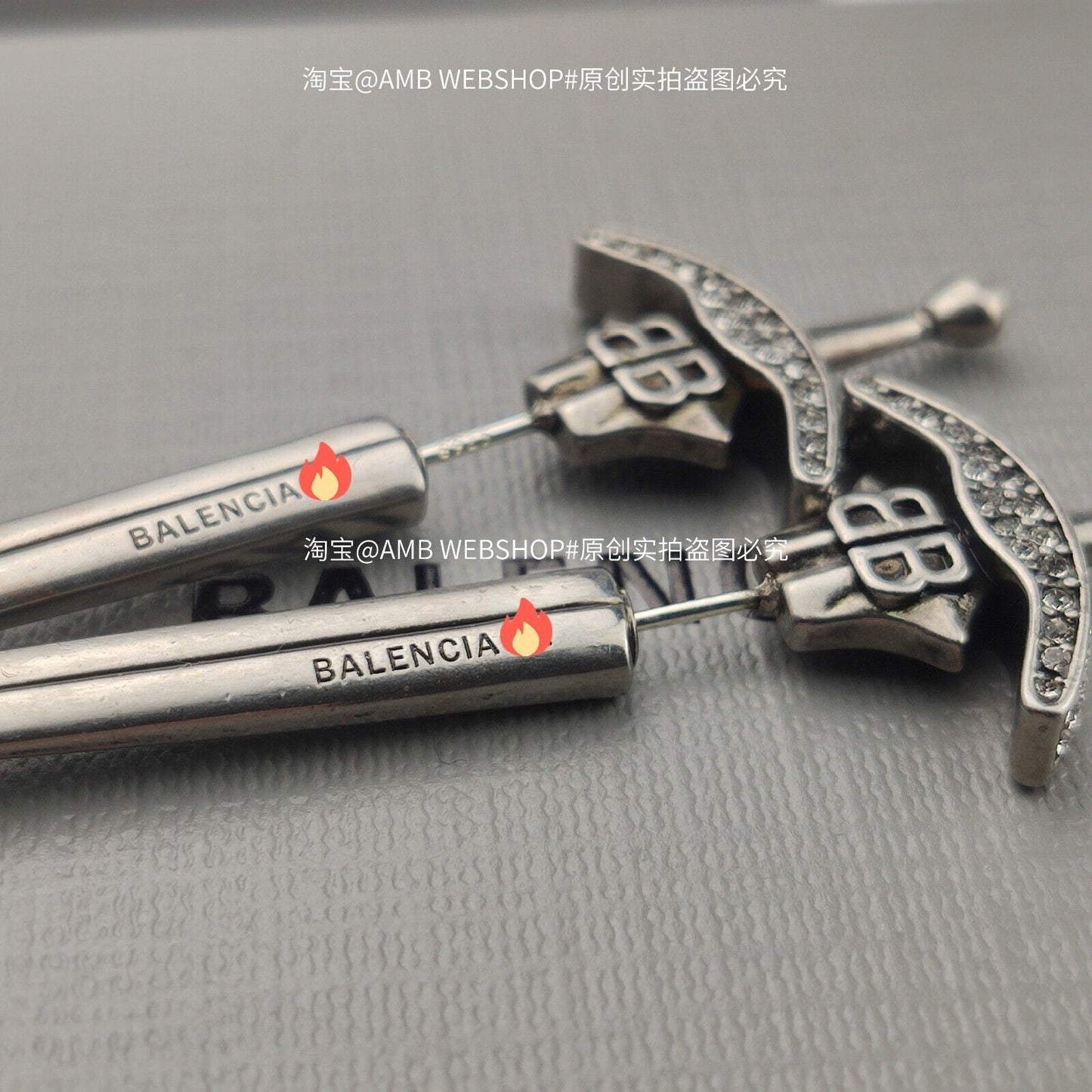 Exclusive Sword Earrings: 925 Sterling Silver / Balanciga Style /All Genders