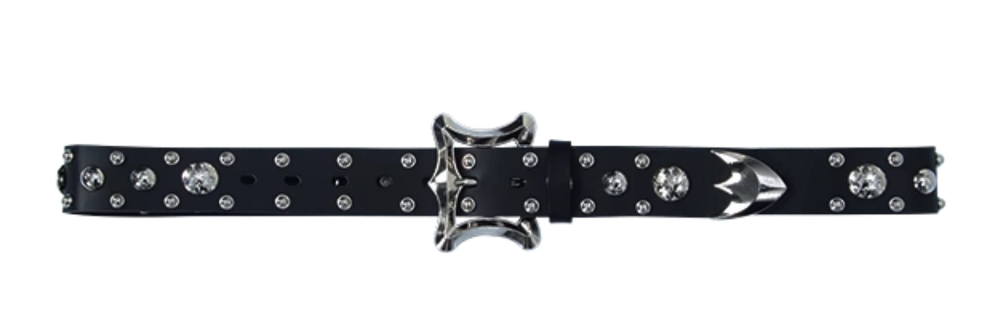 Thug Club Studded Dragon Bone Design Punk Leather Belt – Jay Park Edition