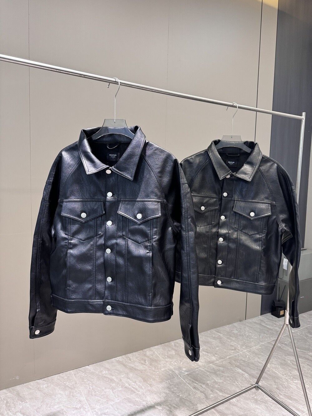 Fear of God 5th Season Christmas Limited Edition Cowhide Cross Leather Jacket