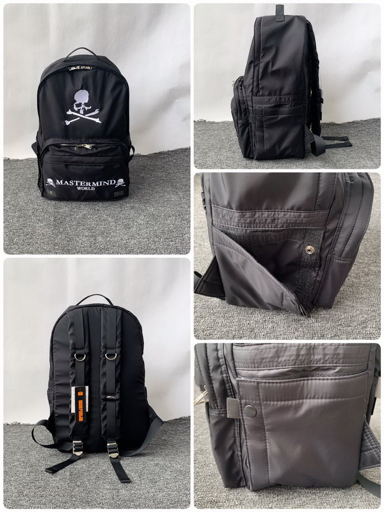 Self-made MMJ Mastermind Japan Backpack Black Soul Edition Travel Laptops Bags