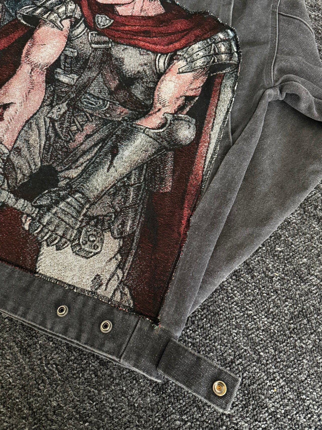 Remake Berserk Manga Guts Custom Detroit J01 J97 Washed Casual Workwear Jacket