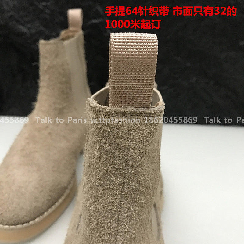 Correct Vers Fear of God Chelsea FOG Kanye Season 6 Yeezy High-Top Leather Boots