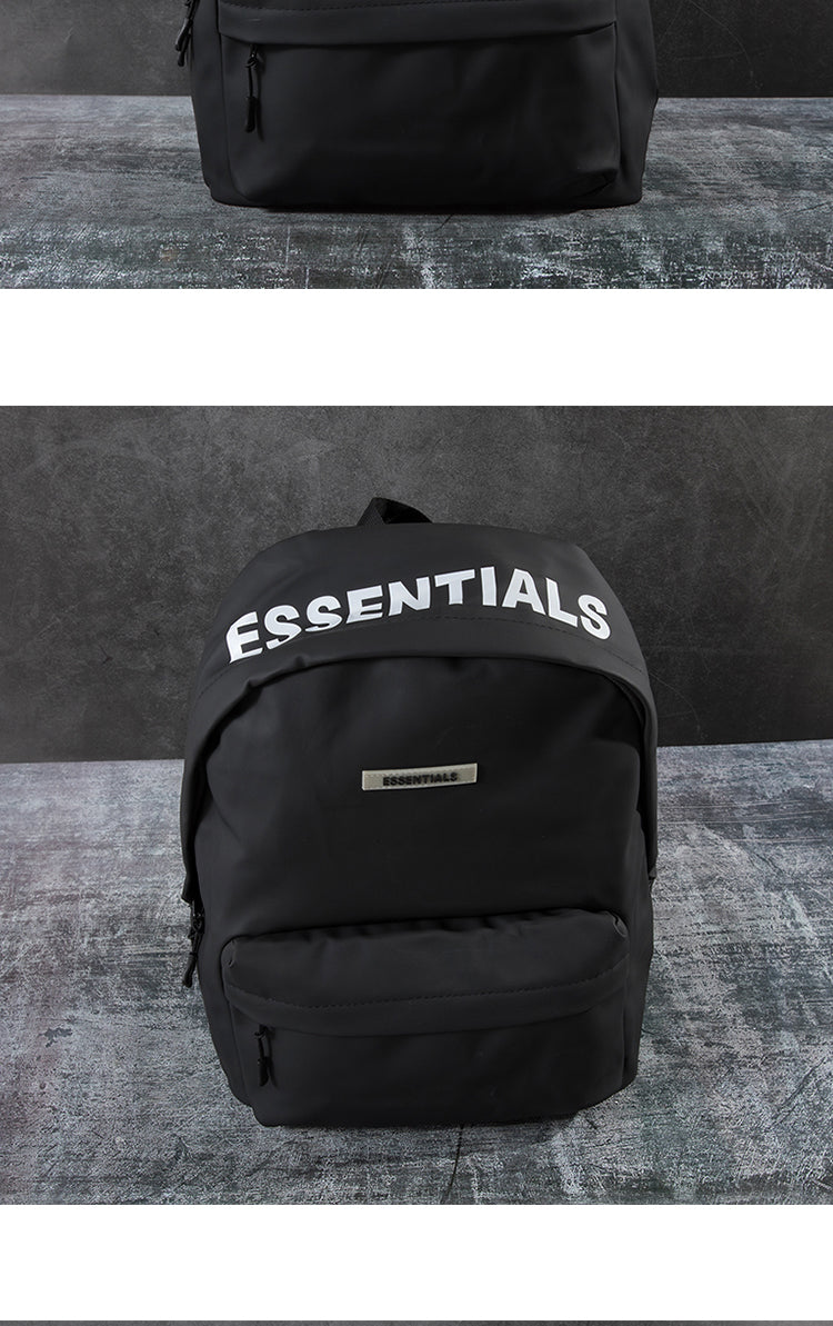 Fear of God Essentials Waterproof Nylon Backpack College School Travel Sport Bag