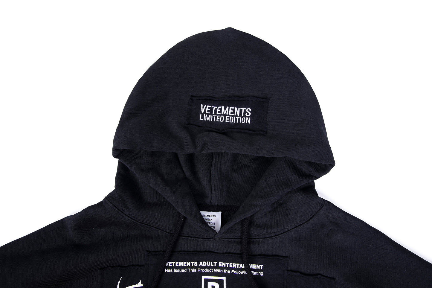 VTM Adone Hardcore Oversized Heavyweight Patch Hoodie - Playboi Carti Edition