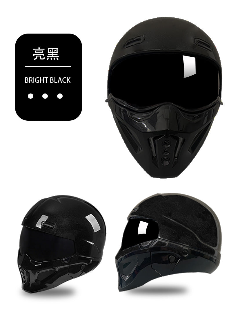 Shadow Scorpion -Motorcycle Full Face Helmet Harley Cruiser Bike Class A 3C DOT