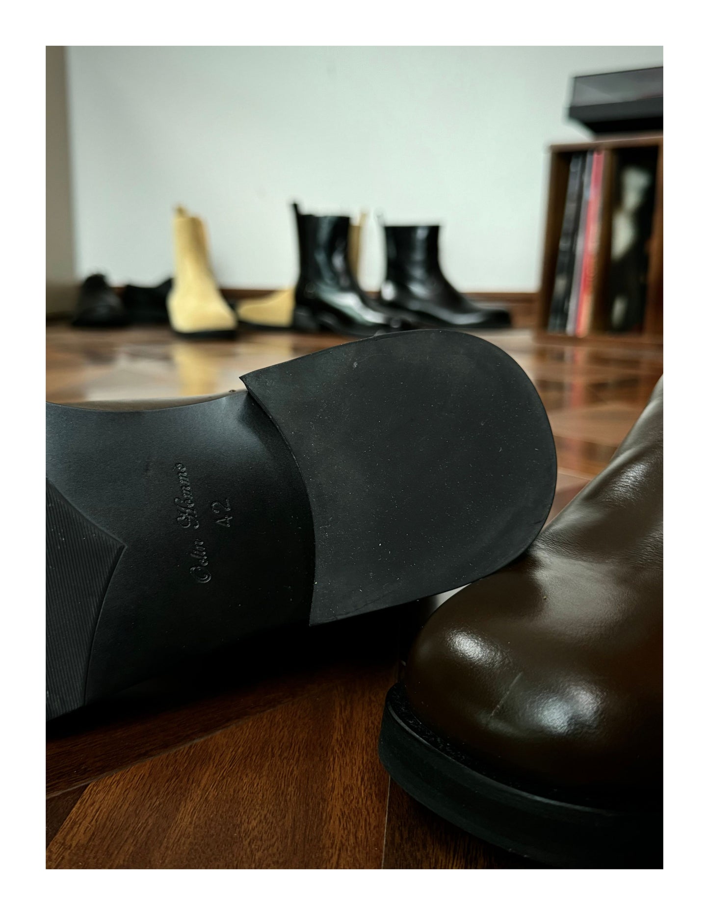 Italian Oil-Tanned Leather Western Reissue Chelsea Boots – Camion with Lambskin