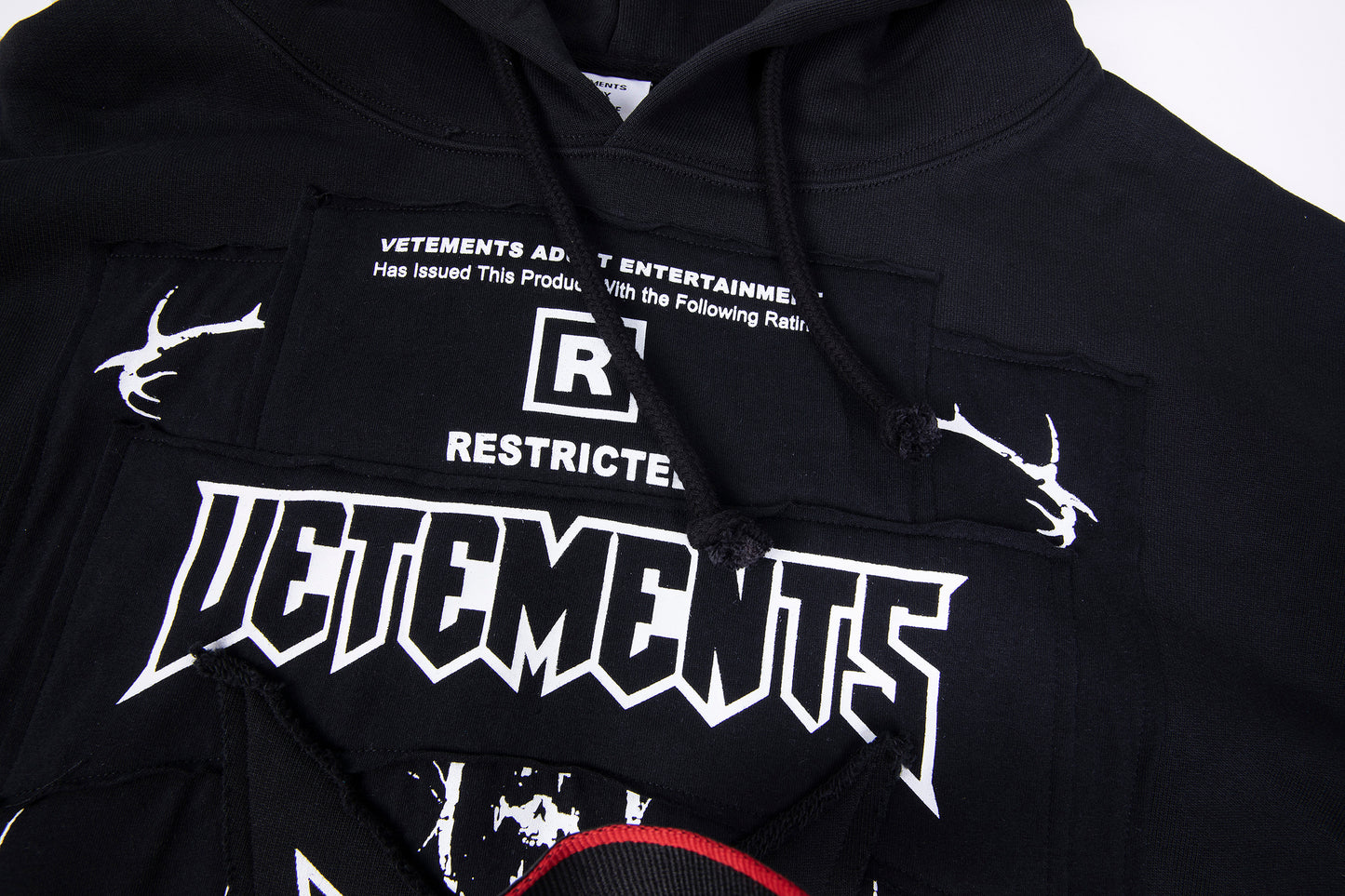 VTM Adone Hardcore Oversized Heavyweight Patch Hoodie - Playboi Carti Edition