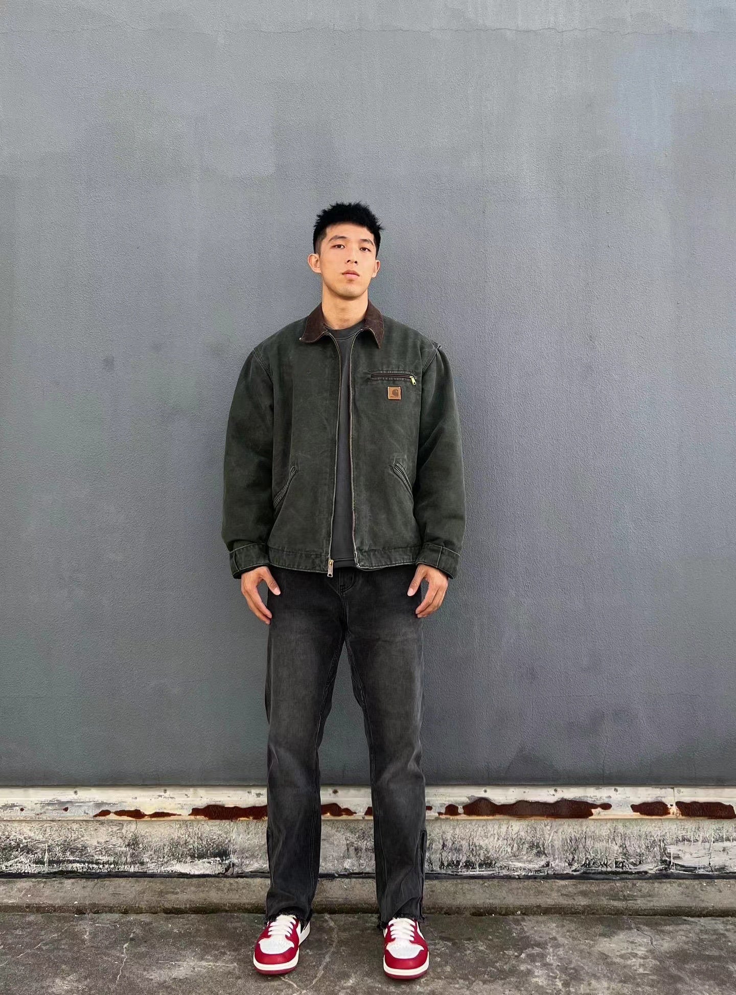 Carhartt J97 Detroit Jacket: Vintage Workwear Canvas Outerwear Cleanfit Men's