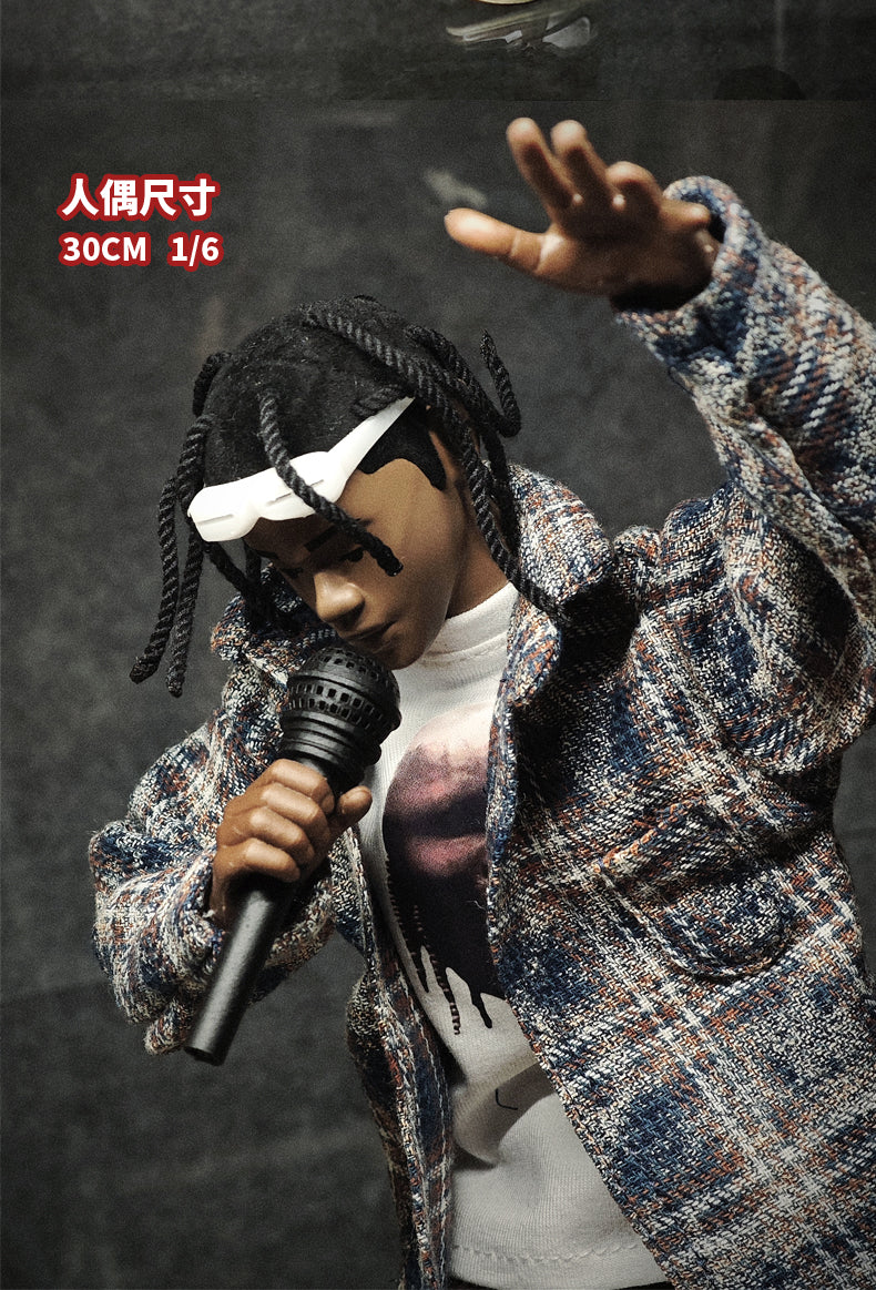 Remake 1/6 Scale Travis Scott Action Figure - Collectible Gift Set