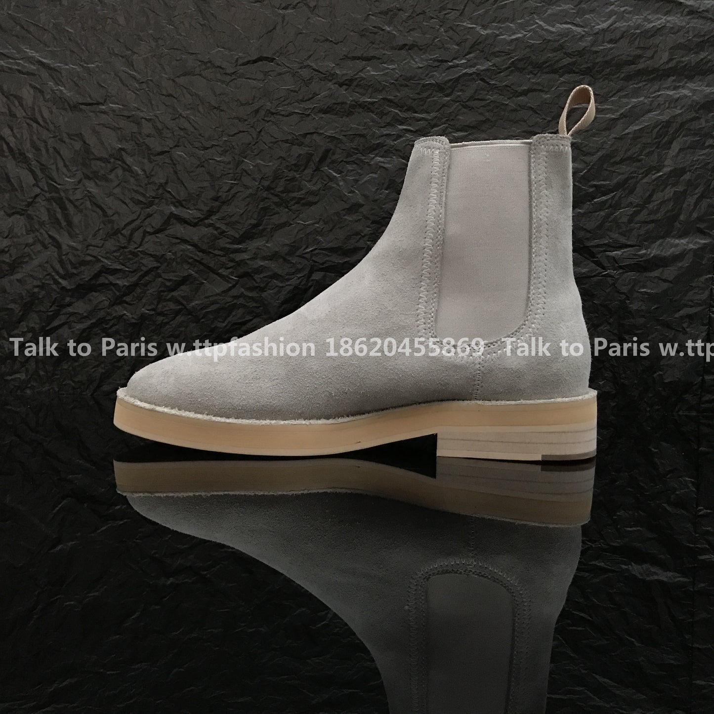 Correct Vers Fear of God Chelsea FOG Kanye Season 6 Yeezy High-Top Leather Boots