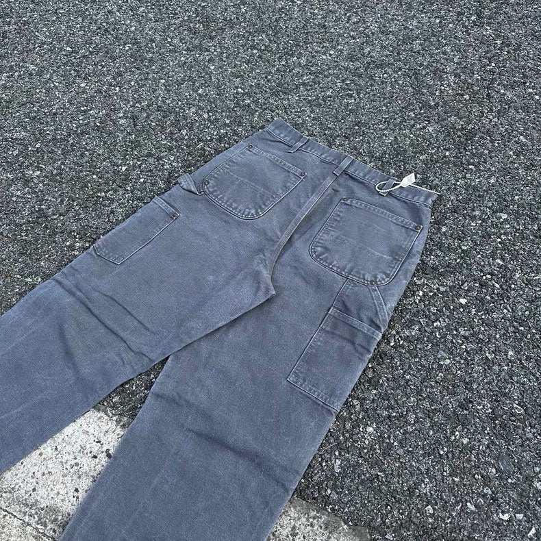 Heavyweight B136/B01/B11 Straight-Leg Pants Pocketed Workwear Carpenter Trousers