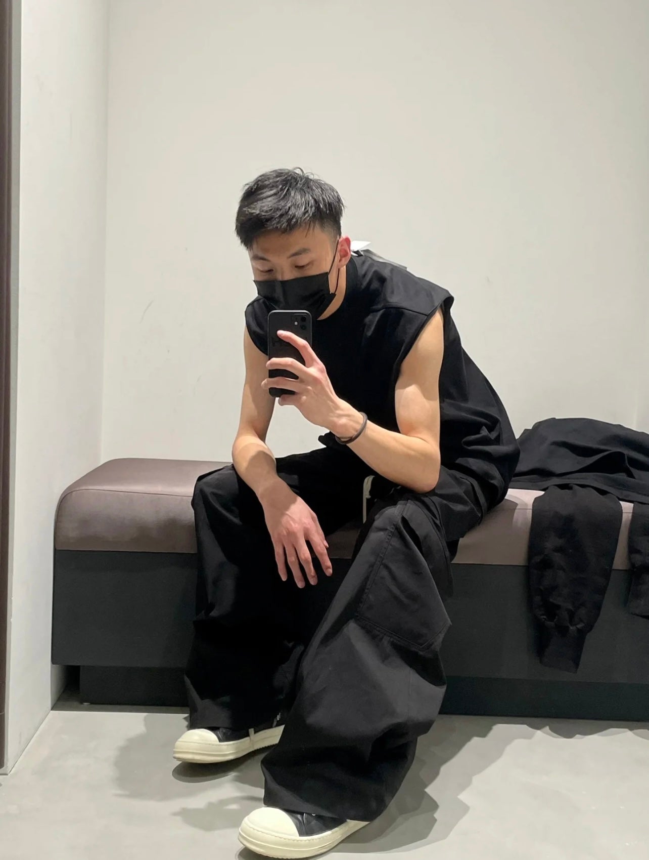 Jarvis Trousers Rick Owens acbt Woodcut Wide-leg Work Pants Flared Trousers