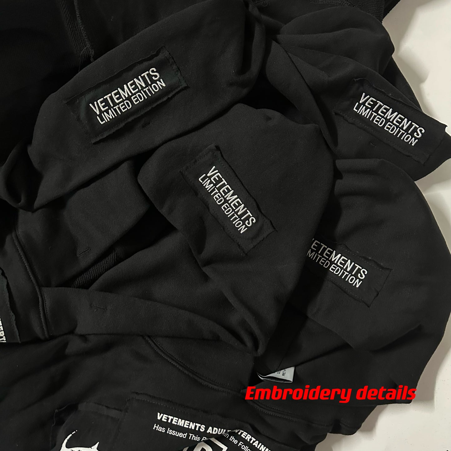 VTM Adone Hardcore Oversized Heavyweight Patch Hoodie - Playboi Carti Edition