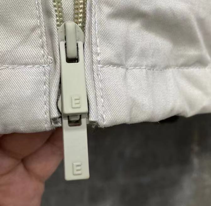 Self-made FOG Essentials Down Jacket Fear of God Zip-Up Hooded Puffer Coat