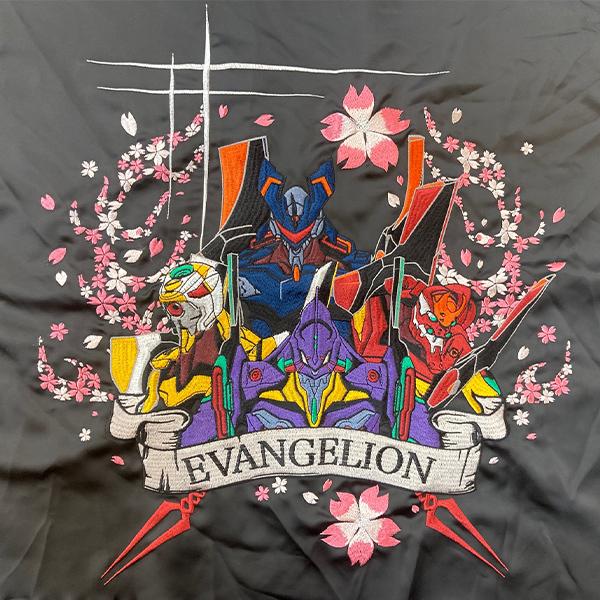 EVA Collaboration Rei Ayanami & Kaworu Nagisa Yokosuka Embroidered Reversible Jacket