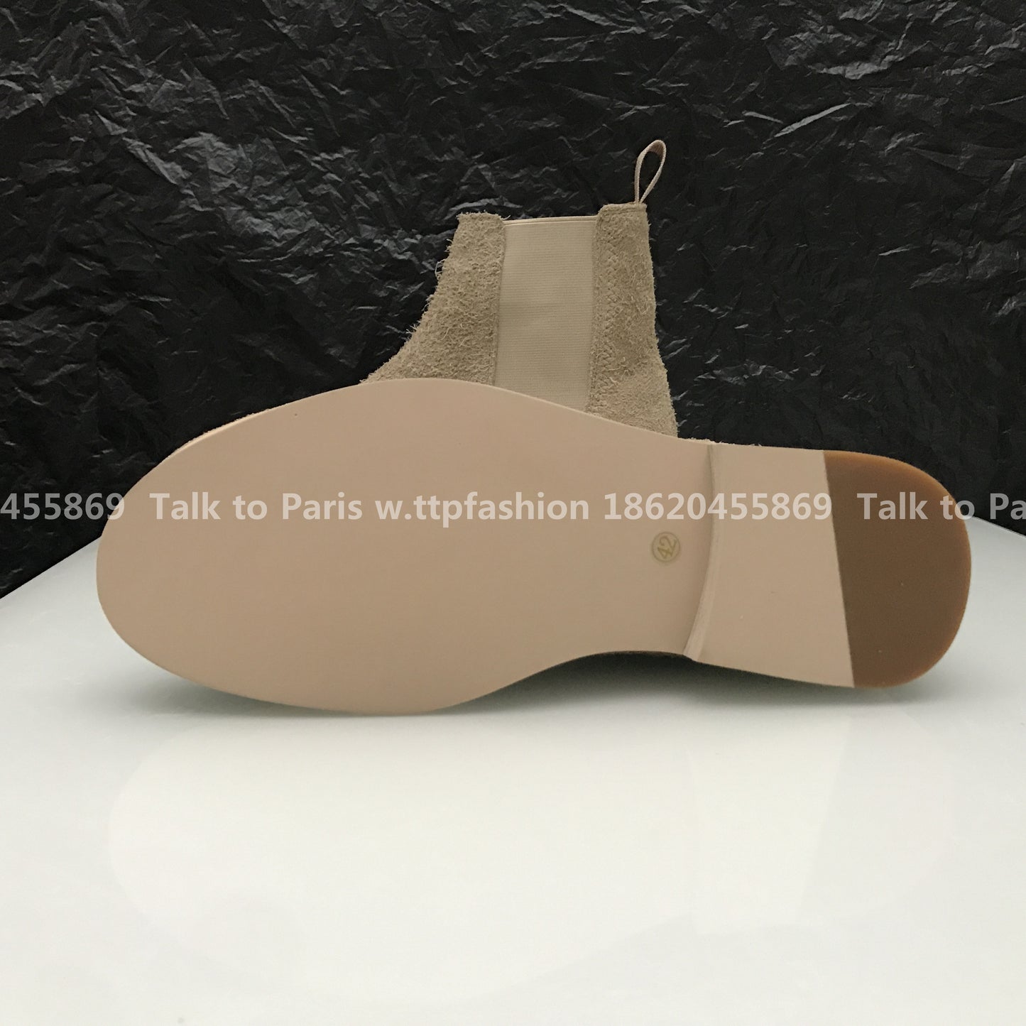 Correct Vers Fear of God Chelsea FOG Kanye Season 6 Yeezy High-Top Leather Boots