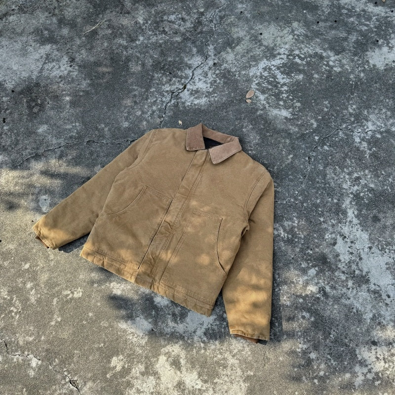 Self-made J22/J02 Carhartt Washed Detroit Jacket Vintage Cotton Coats