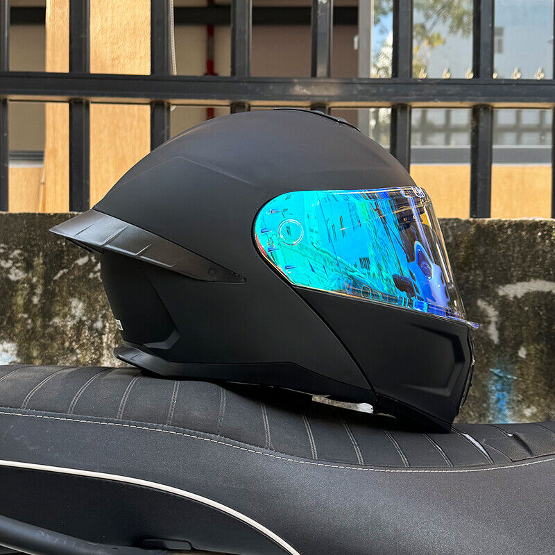 Dark-Knight / 3C DOT Full Face Dual Visors Unisex Bluetooth Motorcycle Helmet