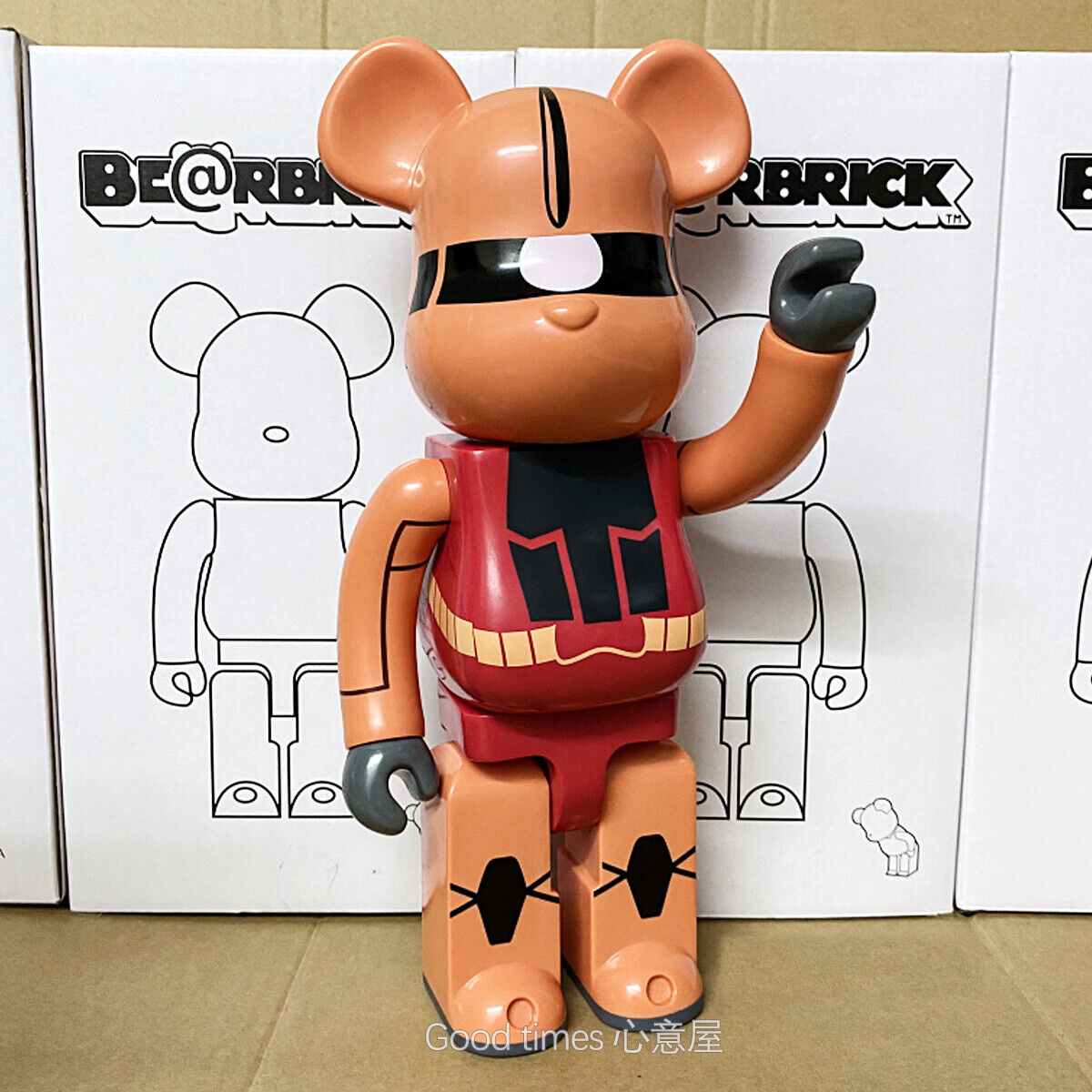 BE@RBRICK 400% SNKR Nike Air SB Plated Building Block Violent Bear Figure Gift