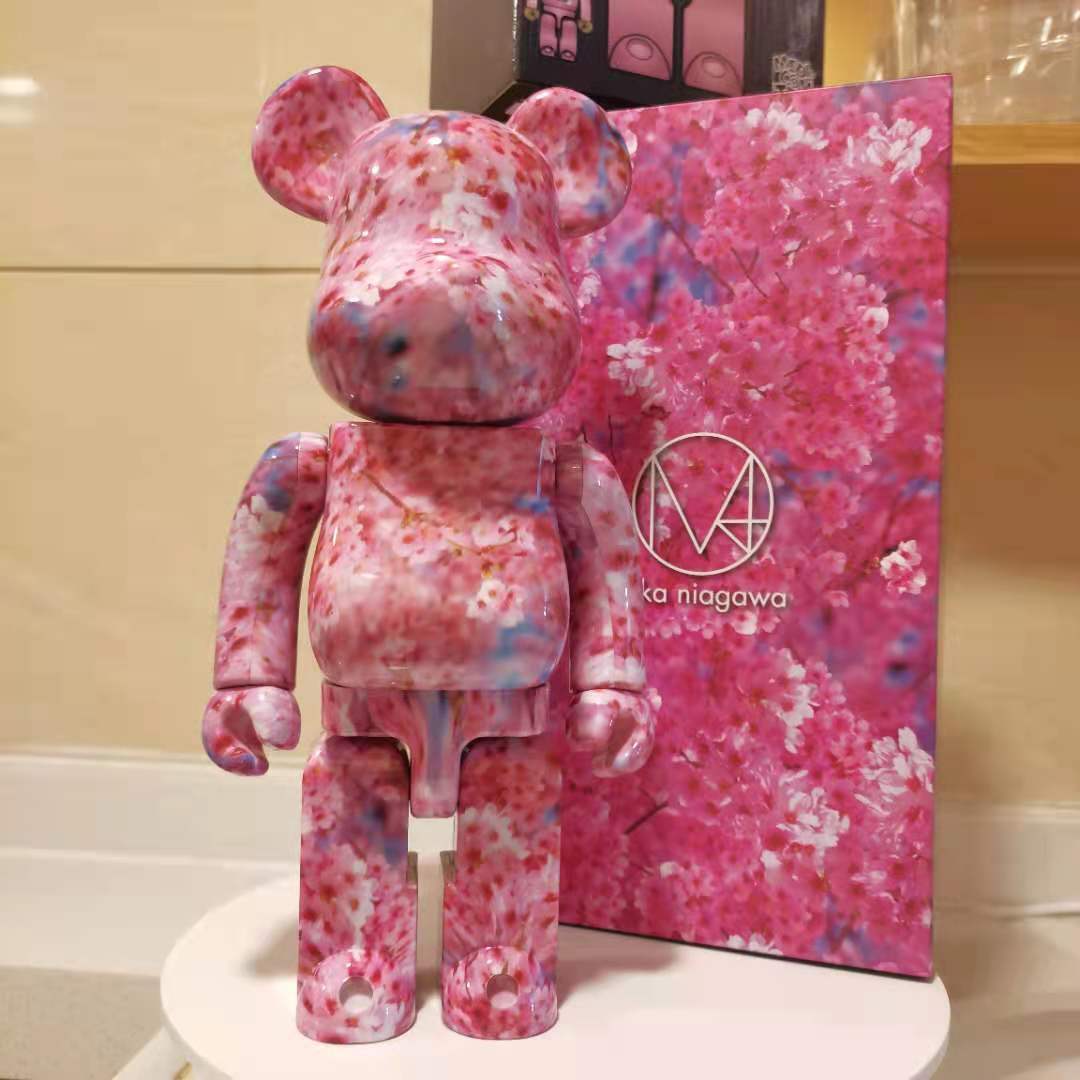 BE@RBRICK 400% Violent Bear Display: Building Block Bear/Ocean Figure Doll Gift