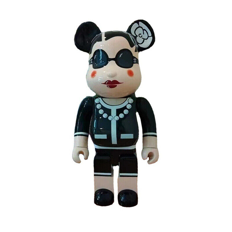 BE@RBRICK 400% Plated Building Block Violent Bear Punk /Collectible Figure Gift