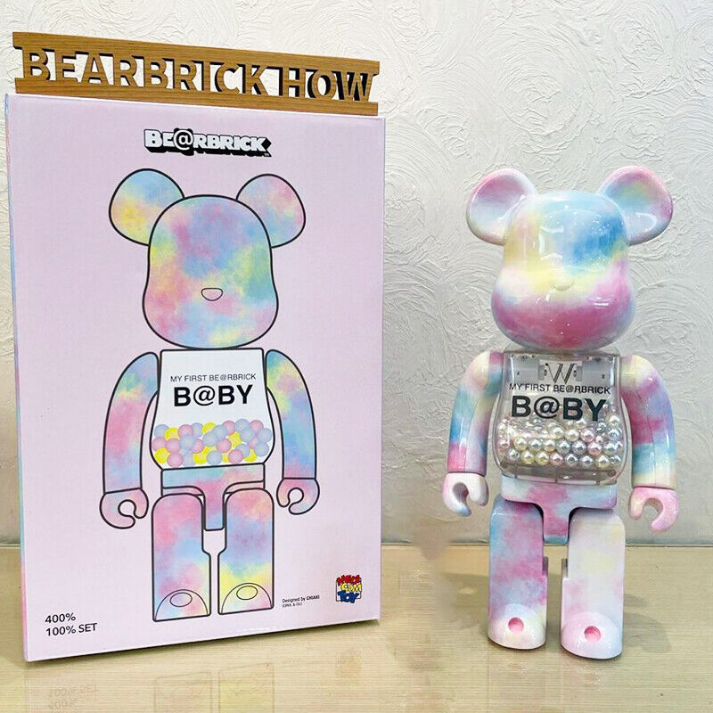 BE@RBRICK 400% Violent Bear Display: Building Block Bear/Ocean Figure Doll Gift