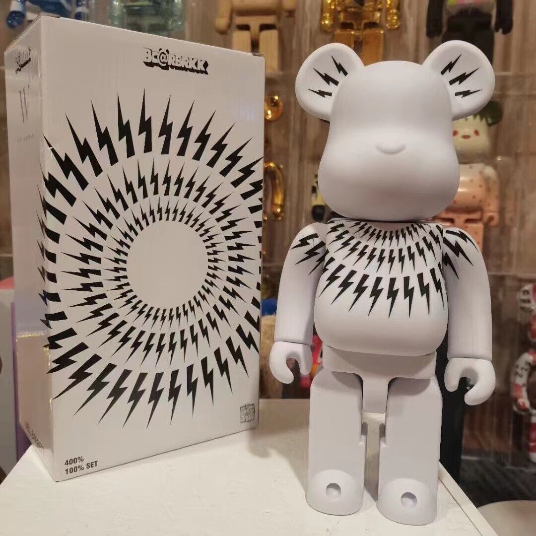 Bearbrick400% Plated Building Block Violent Bear Murakami Doraemon Figurine Gift