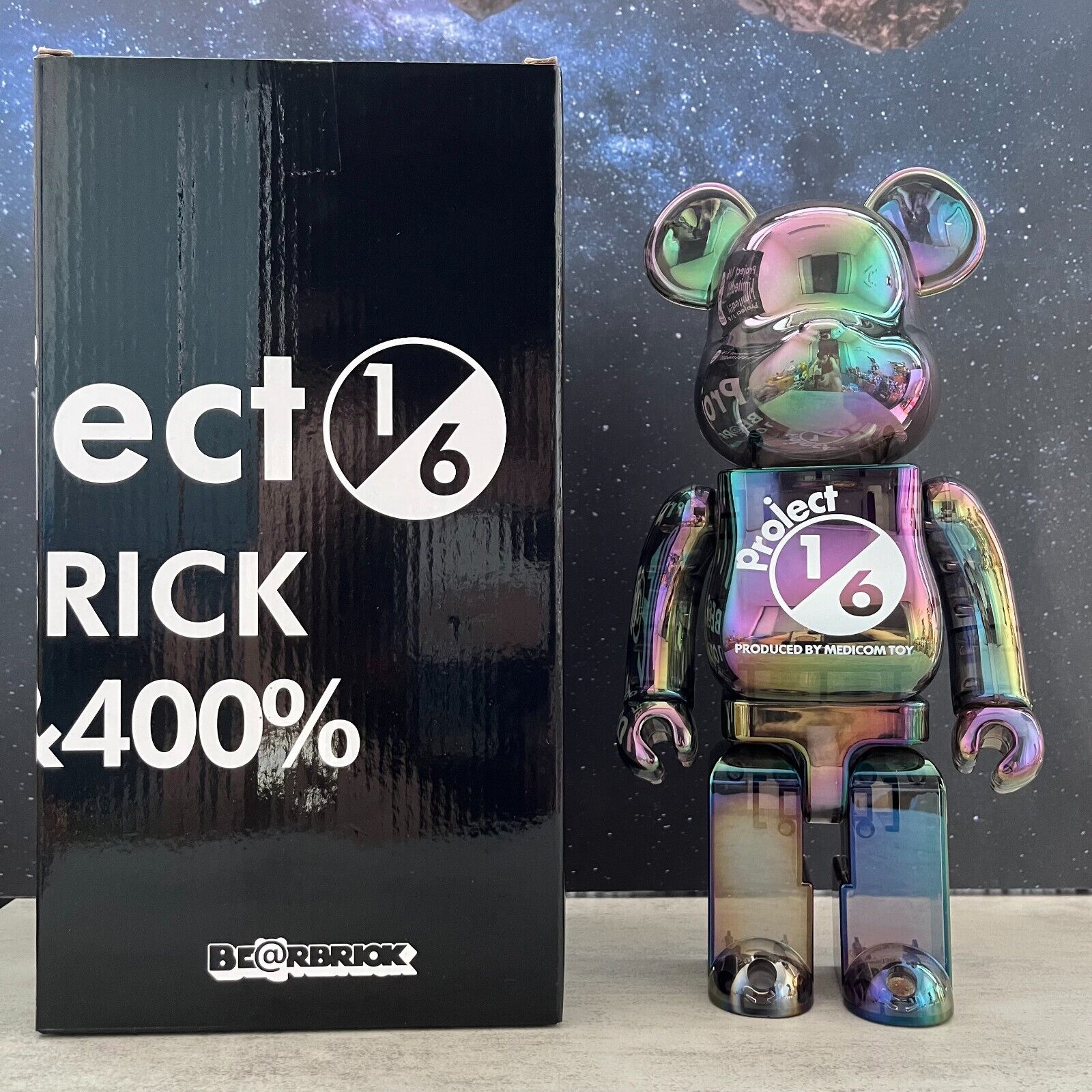 BE@RBRICK 400% Levis X Bape Building Block Violence Bear Collectible Toy Figure