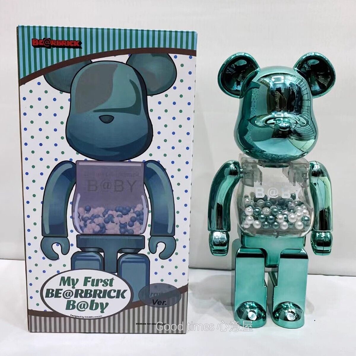 BE@RBRICK 400% Violent Bear X New Year Wealth Deity: Building Block Bear/ Figure