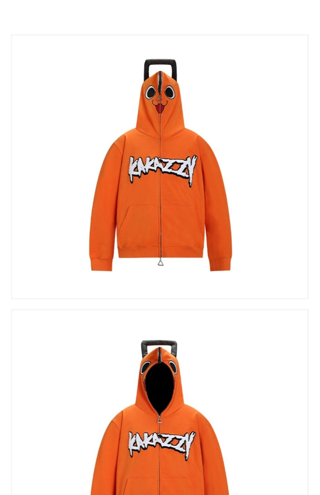 Kakazzy Chainsaw Man Bochita Zip Hoodie: Heavyweight Cotton Unisex Outerwear