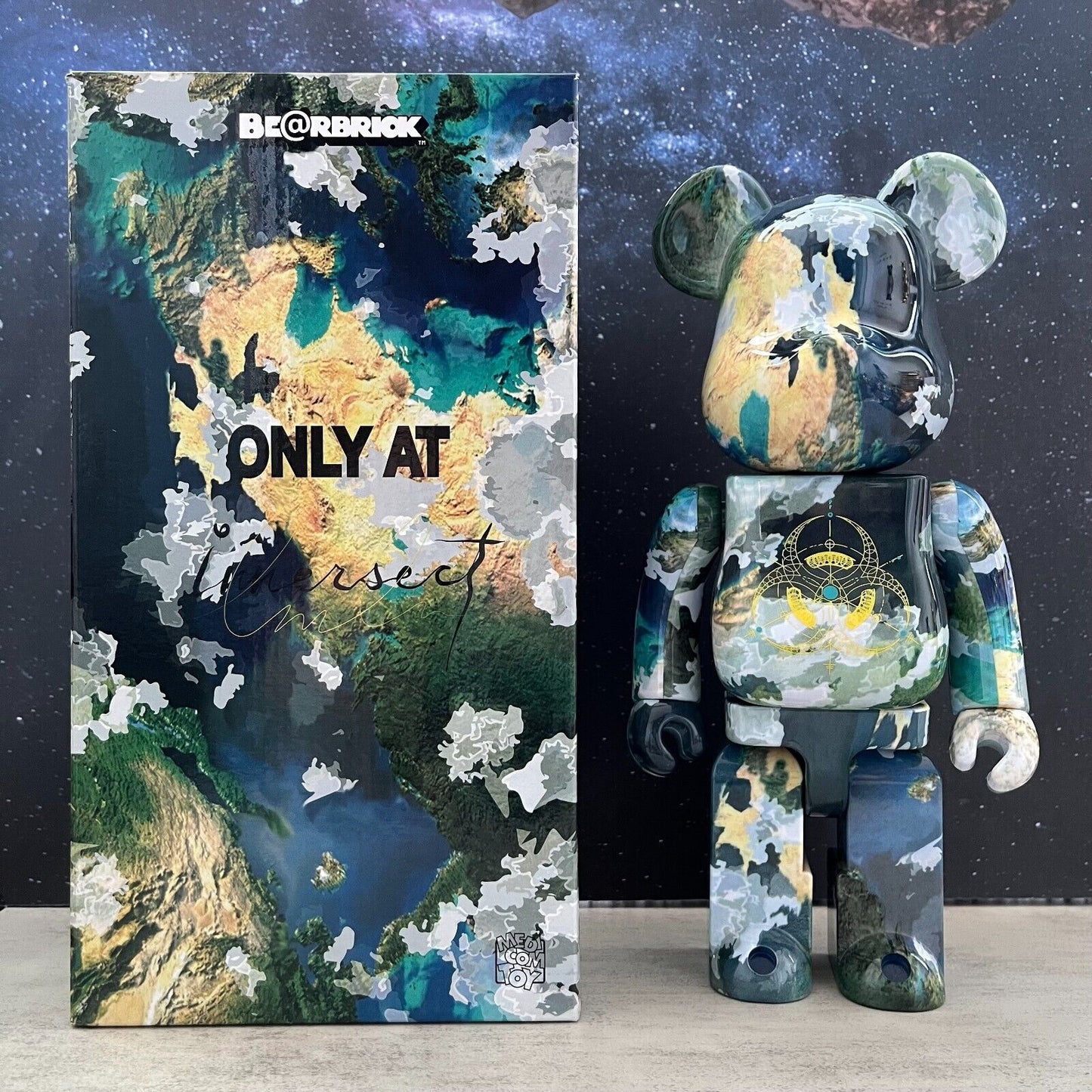 BE@RBRICK 400% Bape X Shark Building Block Violence Bear Collectible Toy Figure