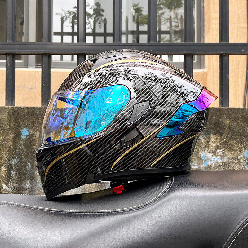 CyperPunk / 3C DOT Full Face Dual Visors Unisex /Bluetooth Motorcycle Helmet