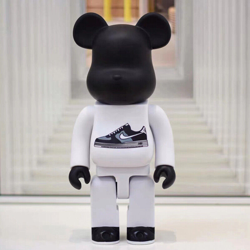 BE@RBRICK 400% SNKR Nike Air SB Plated Building Block Violent Bear Figure Gift