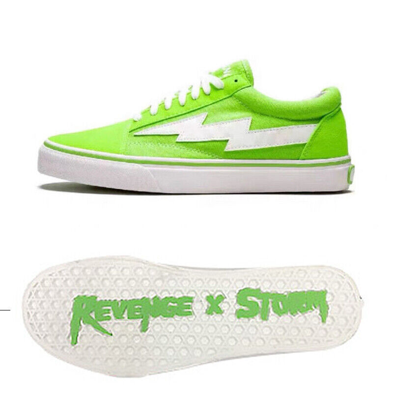 Revenge x Storm Lightning Skateboard Shoes Low-Top Canvas Shoes /Vengeful Storm