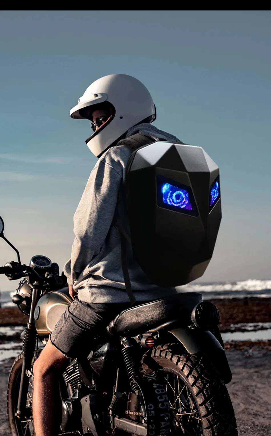 @DCI Radiant Explorer LED Reincarnation Eye Naruto-Motorcycle Travel Backpack