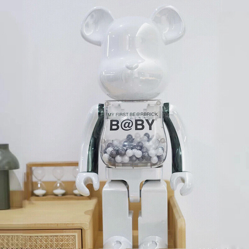 Bearbrick x NBHD x Bape 400% / Building Block Violent Bear Figurine Toy Decor