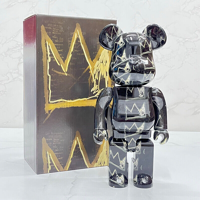 BE@RBRICK 400% Plated Building Block Violent Bear Lucky Cat Fortune God Figure