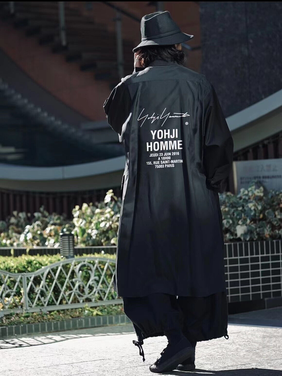 Self-Made Yohji Yamamoto Coat Trench Coat Shirt Paris Runway Limited Edition