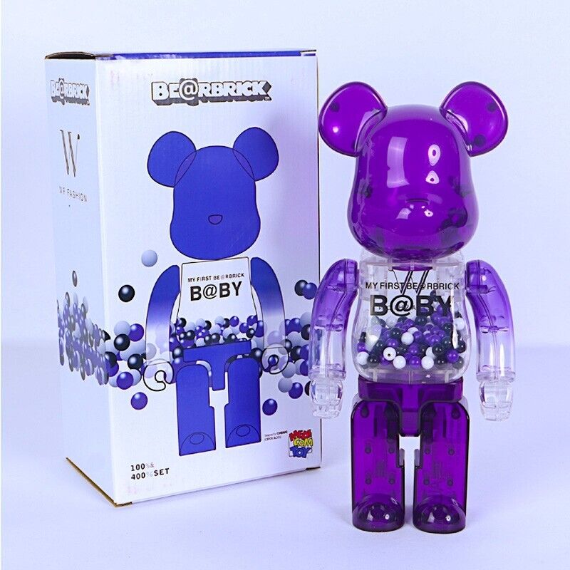 New Year Wealth Deity /BE@RBRICK 400% Violent Bear : Building Block Bear/ Figure