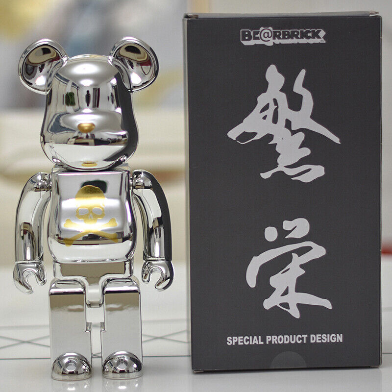 Bearbrick x NBHD x Bape 400% / Building Block Violent Bear Figurine Toy Decor