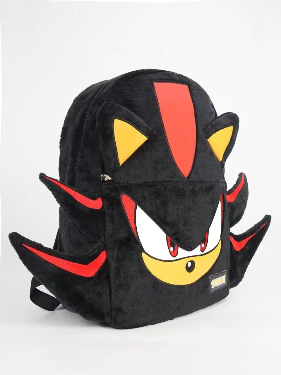 Online Love Master Original Sonic the Hedgehog Shadow Sonic Black Plush Backpack