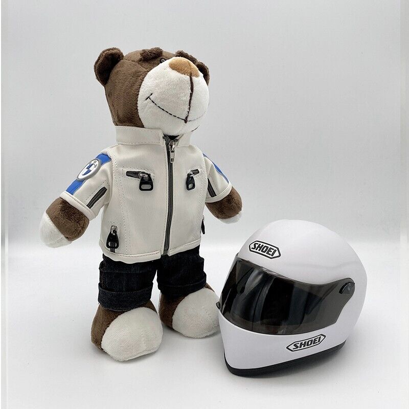 BMW 4S Motorcycle Bear Helmet Travel Tail Box Decoration Pendant Gift Plush Toy