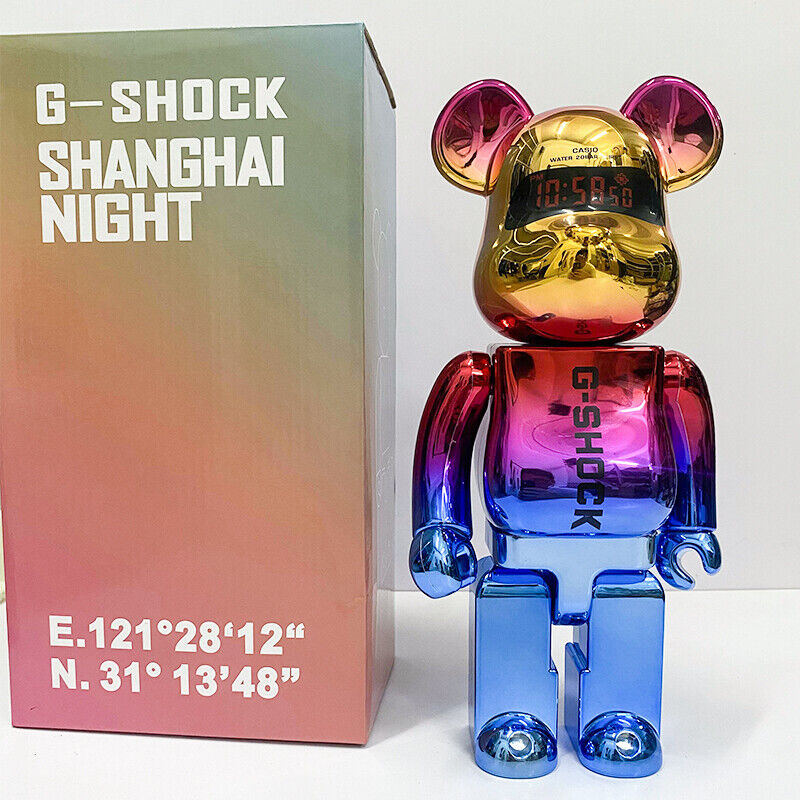 Bearbrick 400% Violent Bear x Tom&Jerry Plated Building Block Bear Figurine Gift